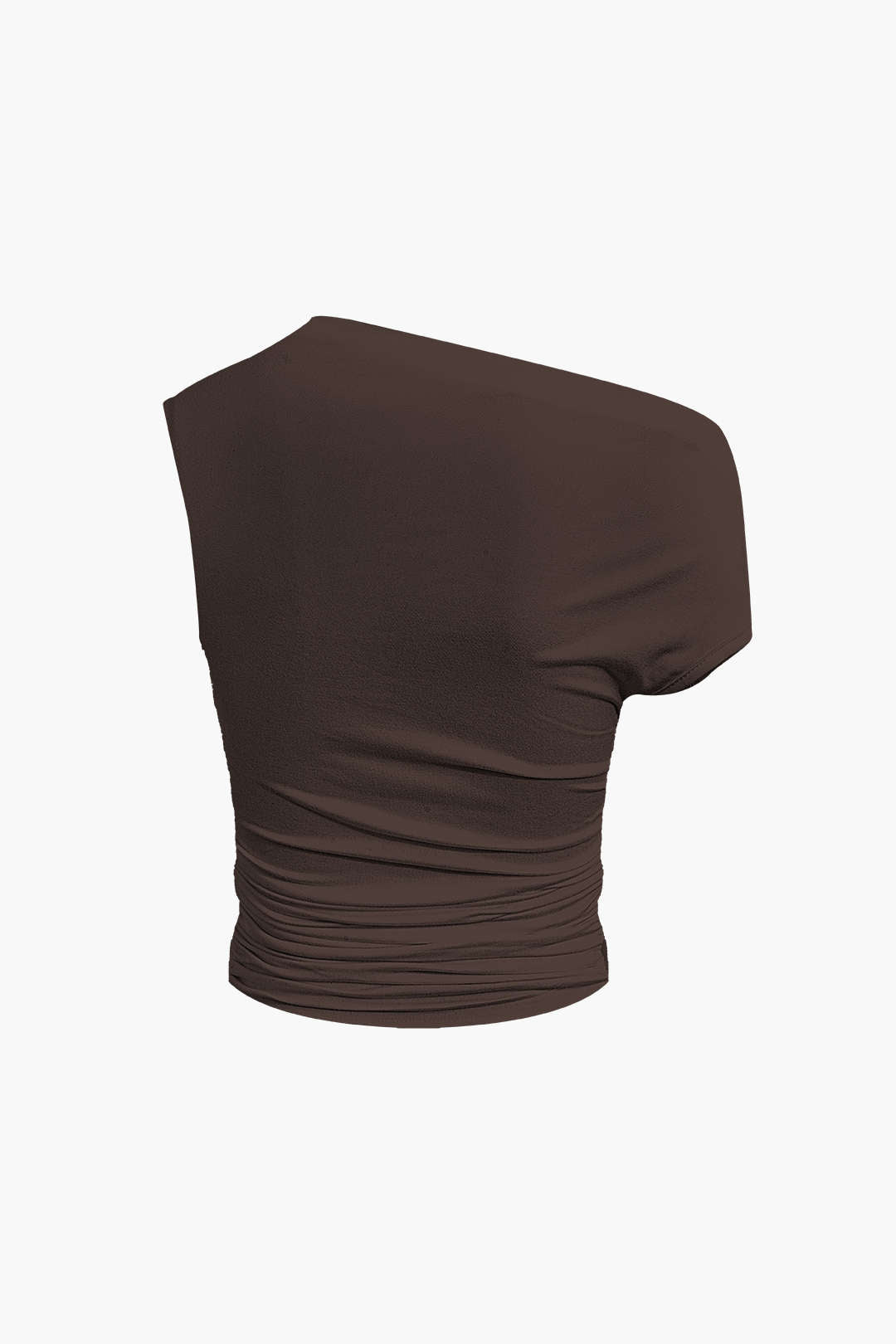 Basic Asimetrik Yırtmaçlı Crop Top Ve Bağlamalı Mini Etek Seti