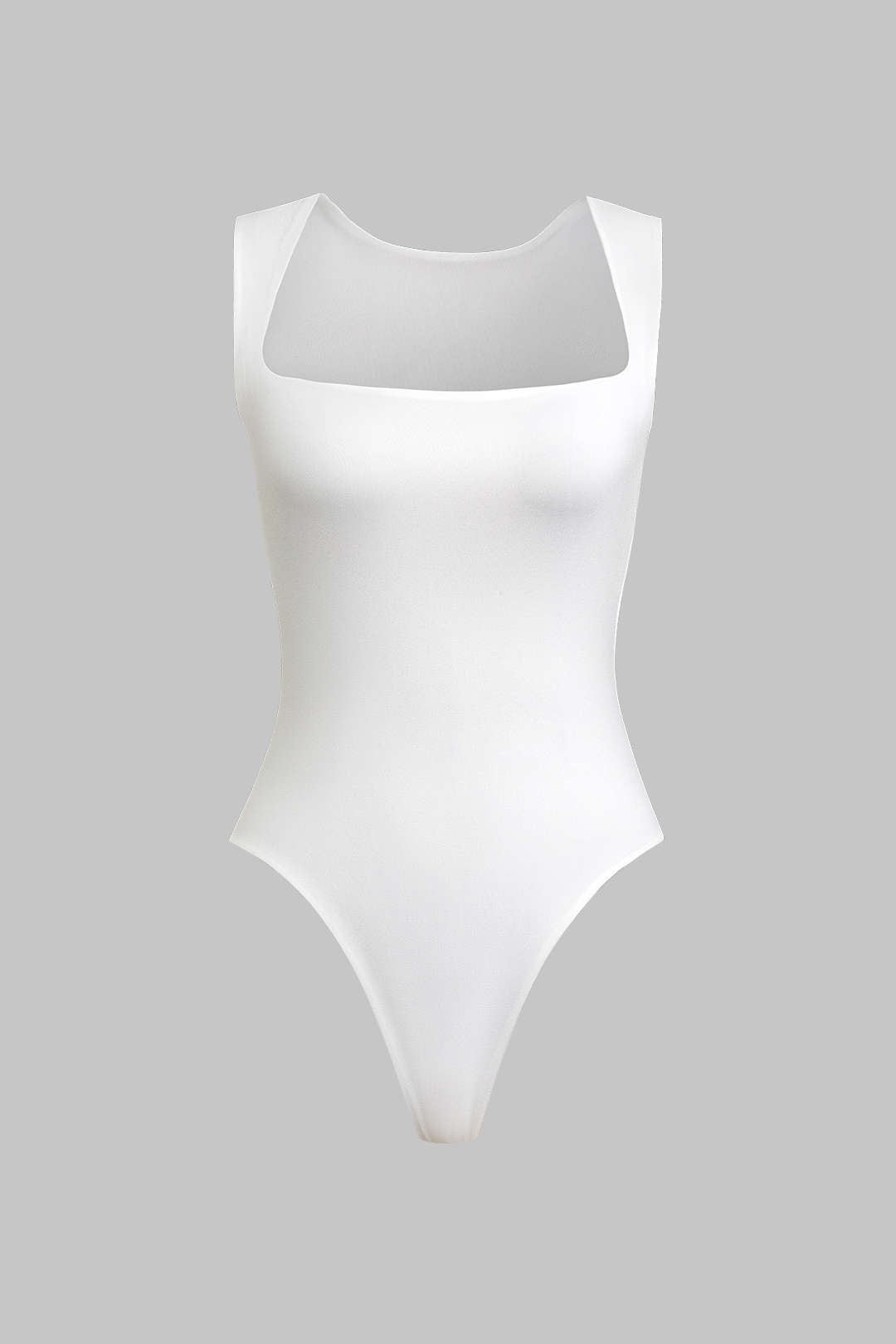 Sade Temel Kare Yaka Bodysuit