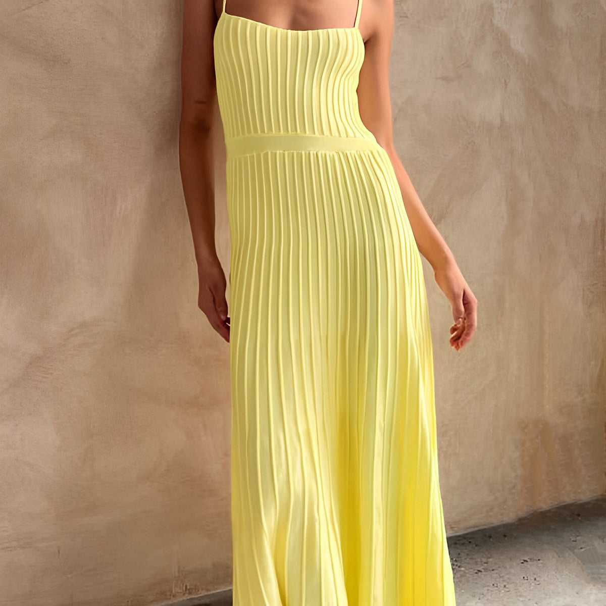 Rib Midi Sundress
