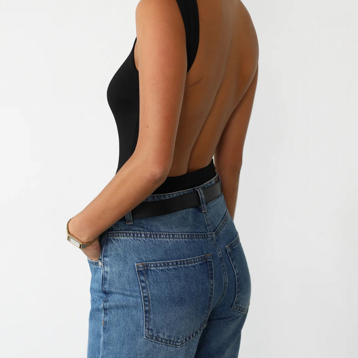Slinky Açık Sırtlı Kolsuz Body