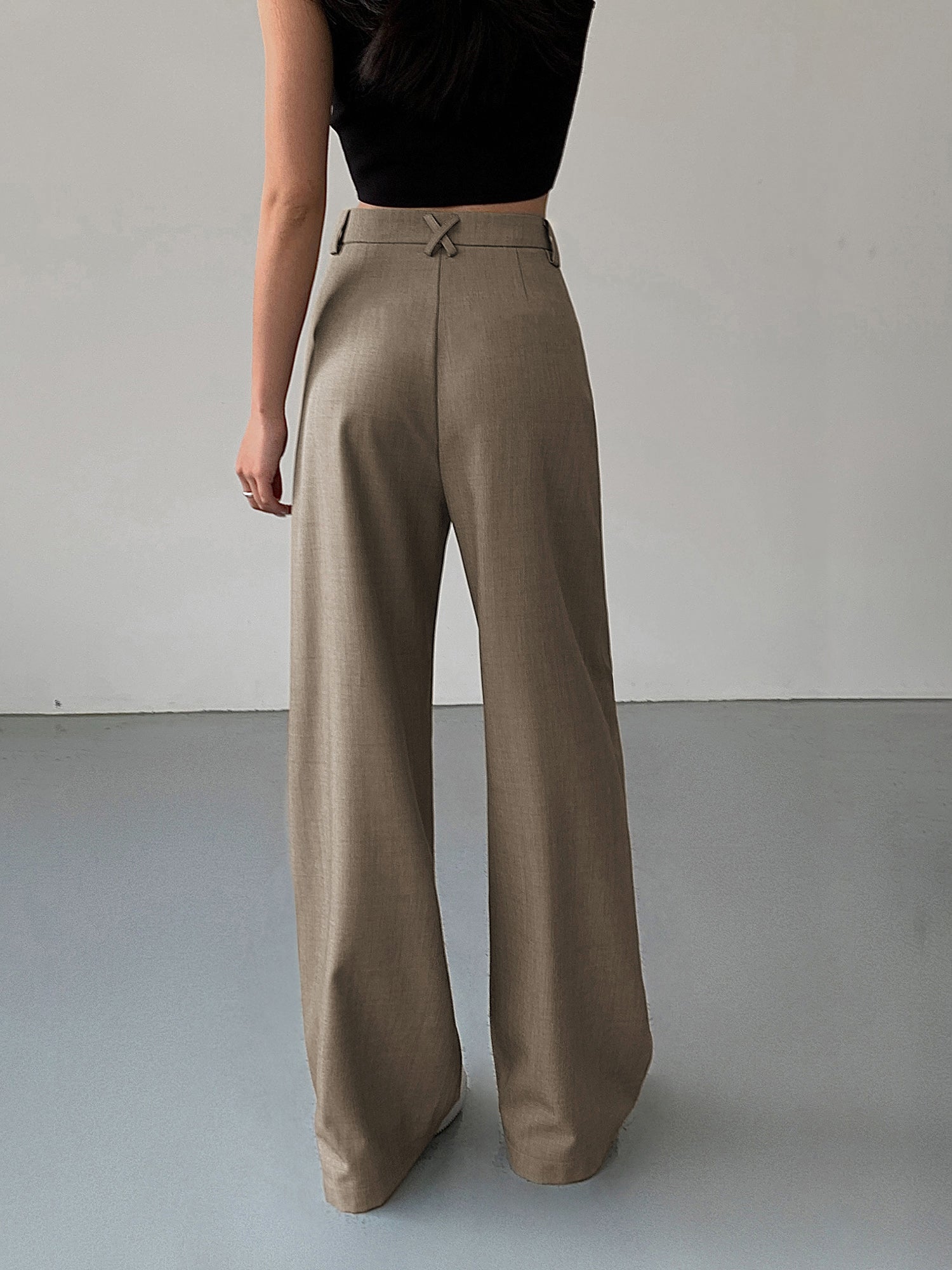 Divine Plise Geniş Paça Pantolon