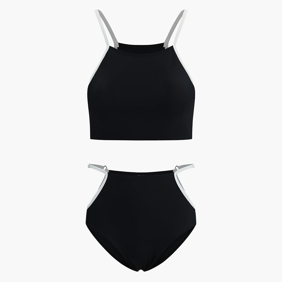 Kontrast Bağlamalı Kesim Bikini Takımı