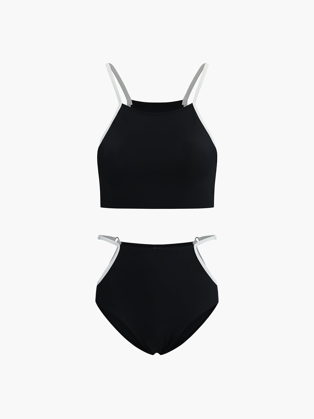 Kontrast Bağlamalı Kesim Bikini Takımı