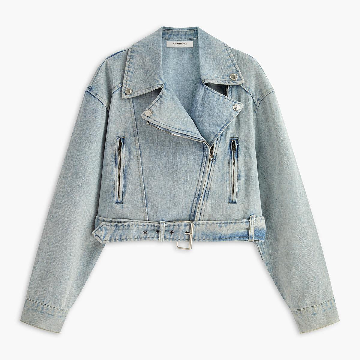 Açık Mavi Oversize Denim Ceket