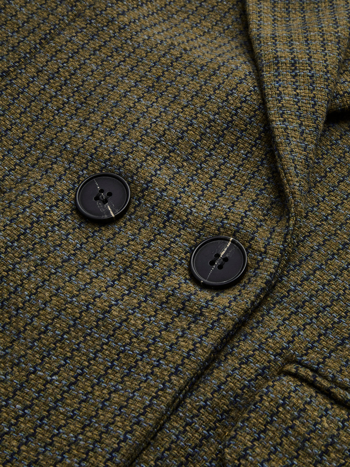 Büyük Boy Tüvit Ekose Blazer