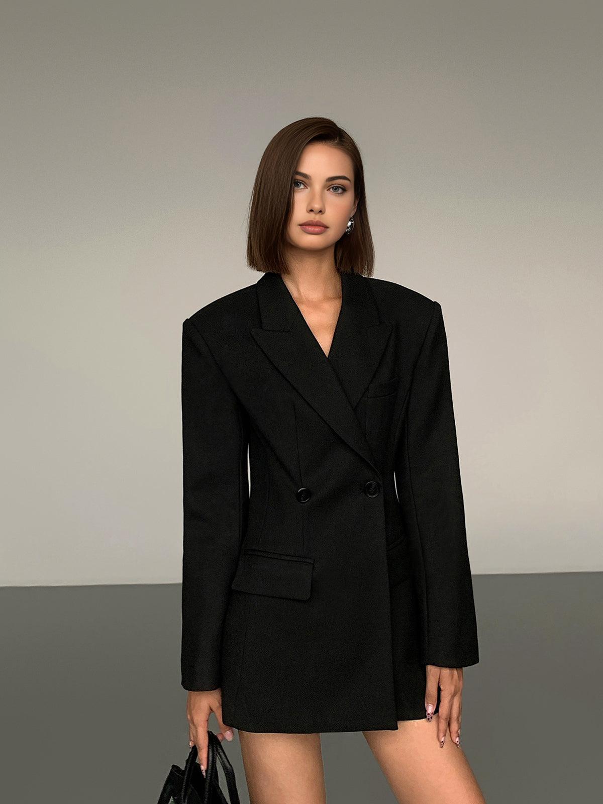 Siyah Elegance Oversize Blazer