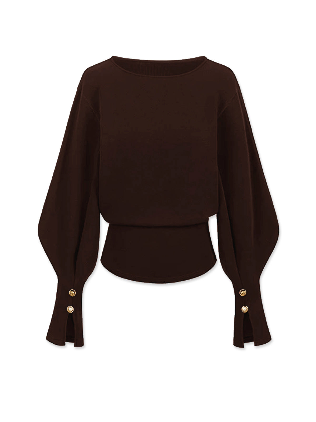 Çan Kollu Büzgülü Sweat