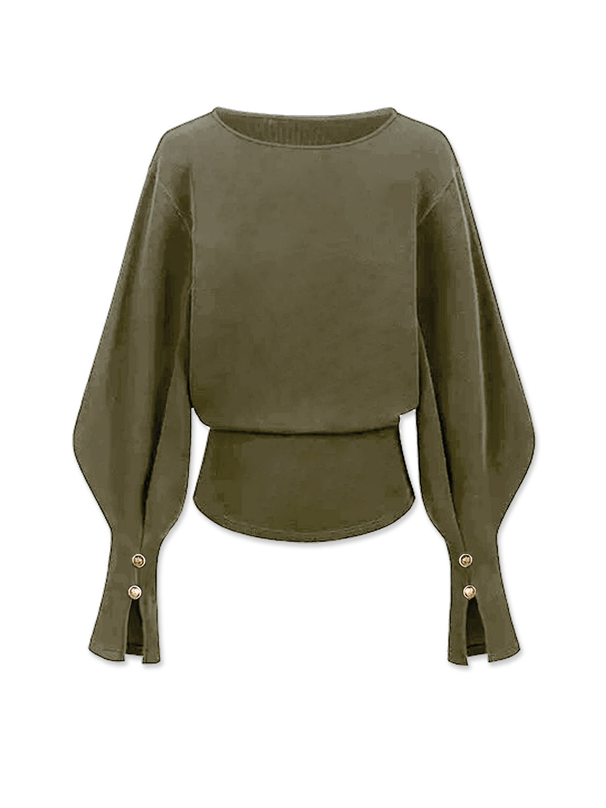 Çan Kollu Büzgülü Sweat