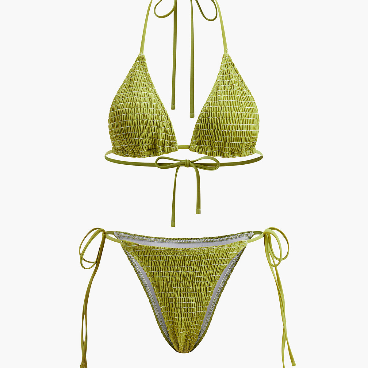 Bağcıklı Askılı Üçgen Bikini