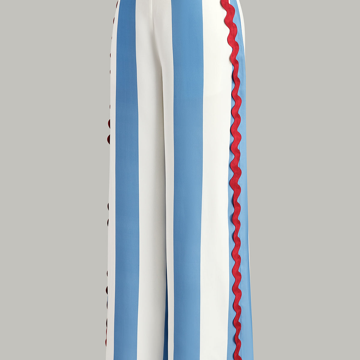 Çizgili Cepli Pantolon
