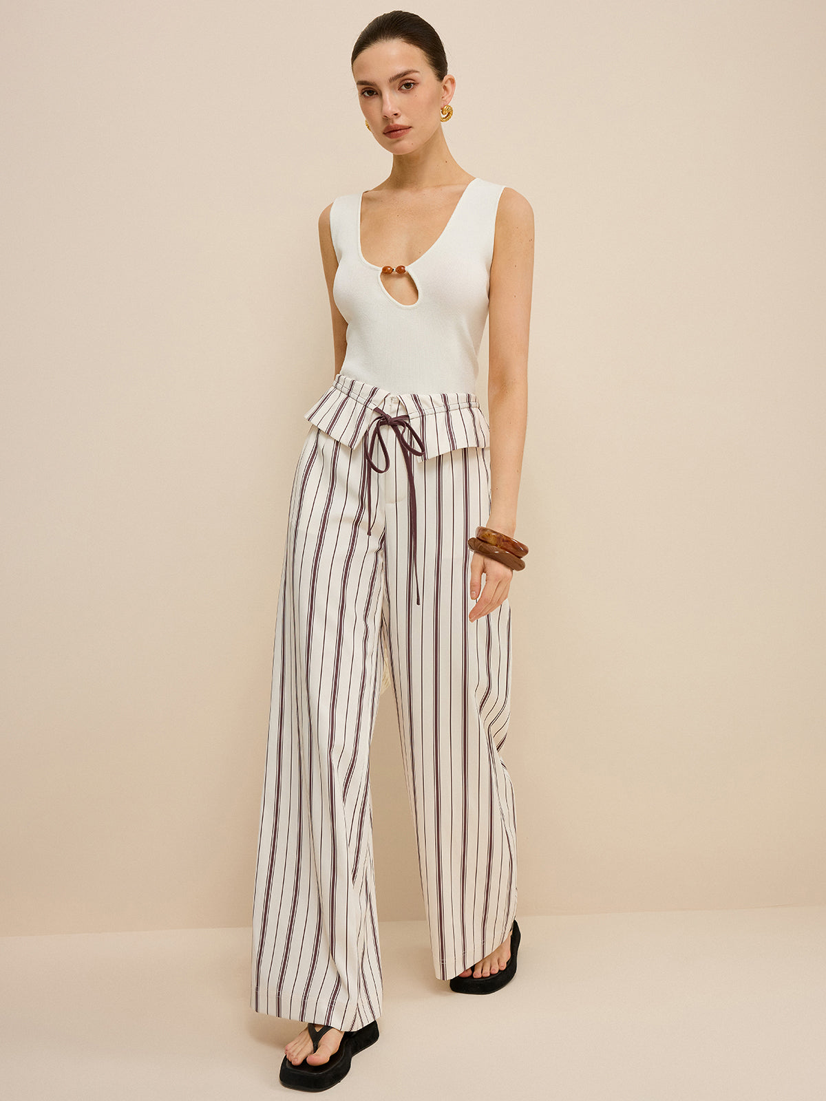 Kesikli Tank Top