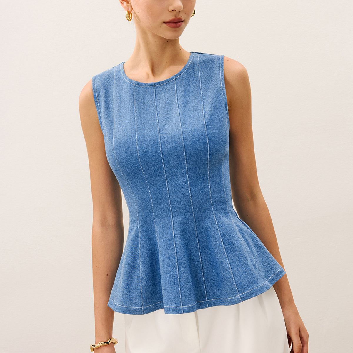 Kot Peplum Üst