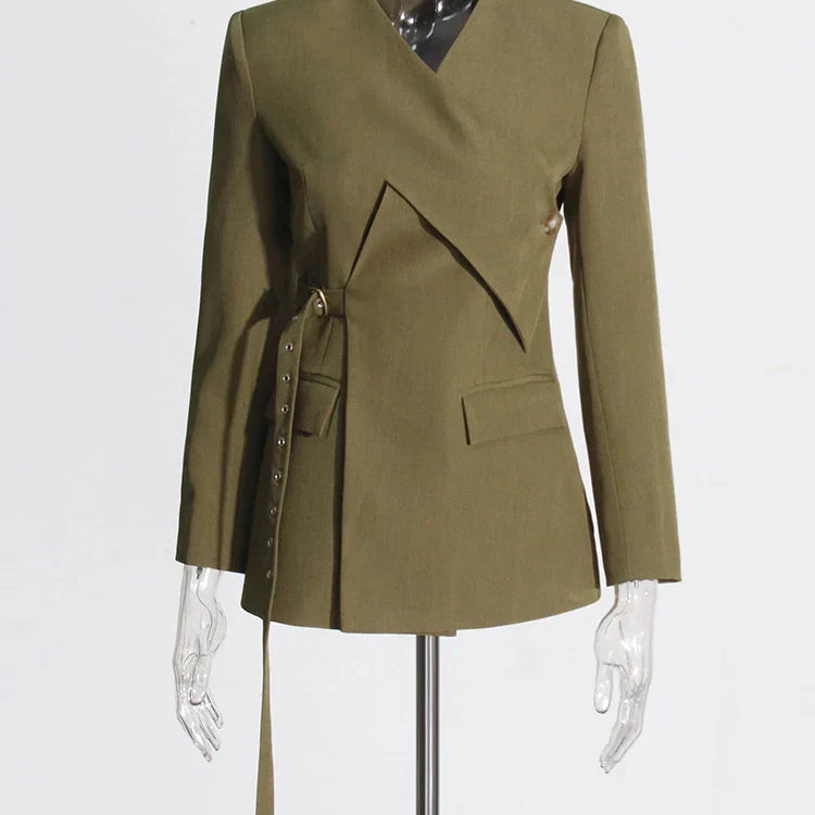 Bağcıklı Blazer Ceket
