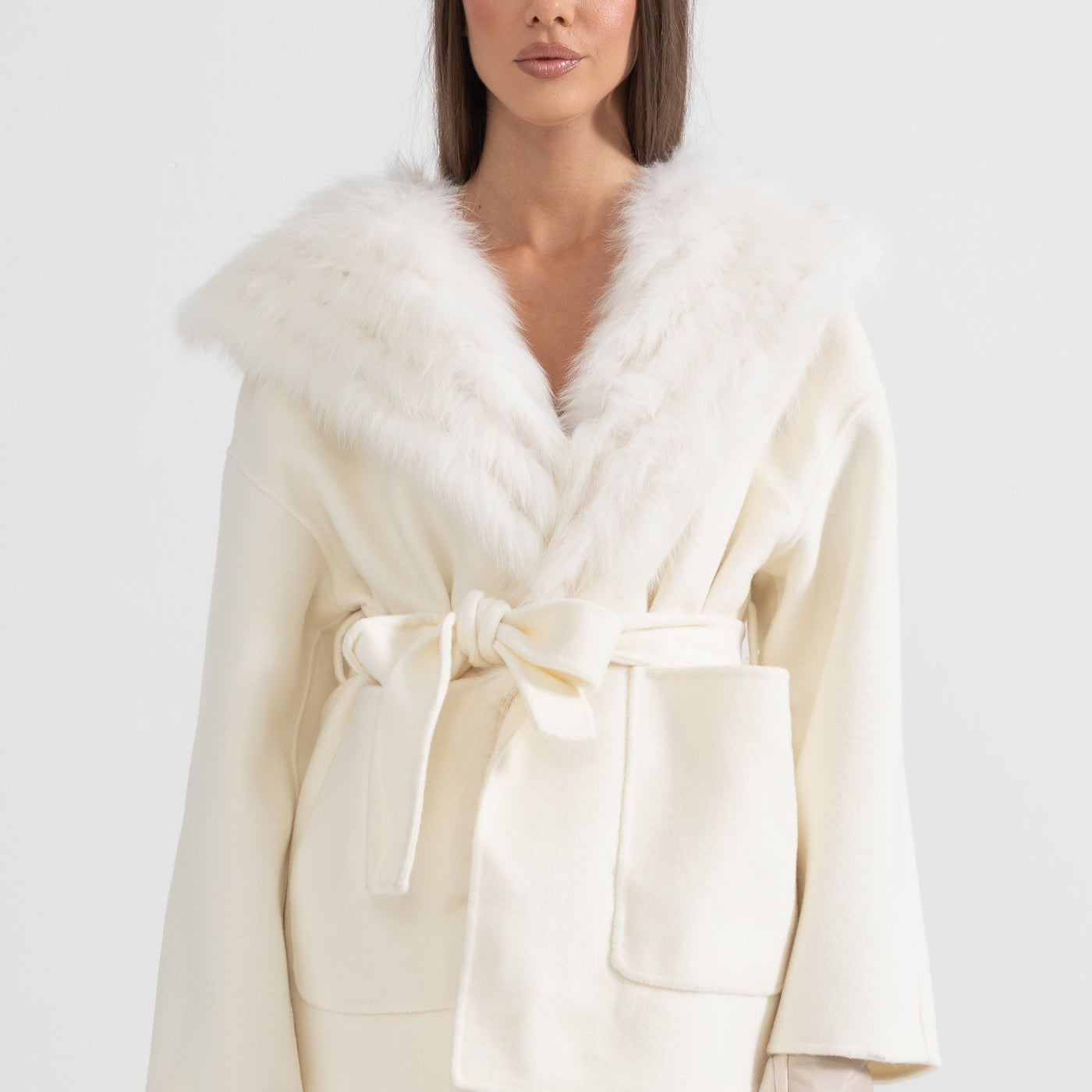 Oversize Kapüşonlu Ceket