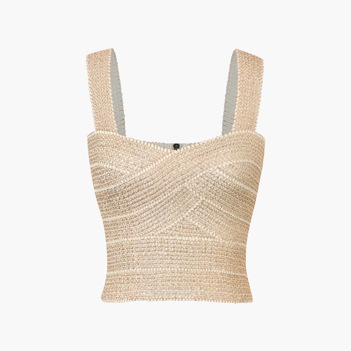 Zip Back Crop
